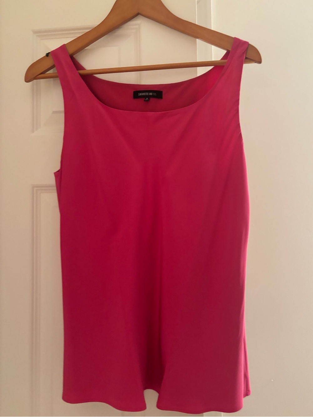 Lafayette 148, pink, 100% silk sleeves top